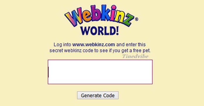 Webkinz adoption code 2019